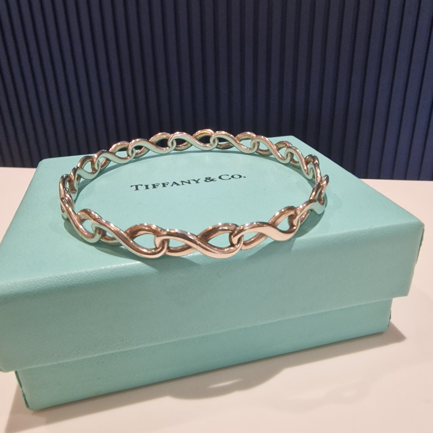 Tiffany Infinity bracelet, sterling silver