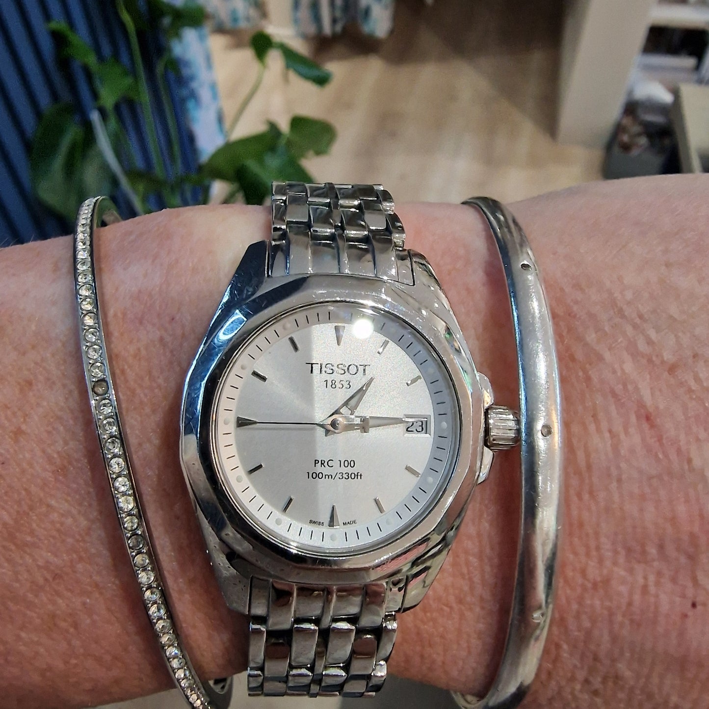 Tissot Watch, silver watch