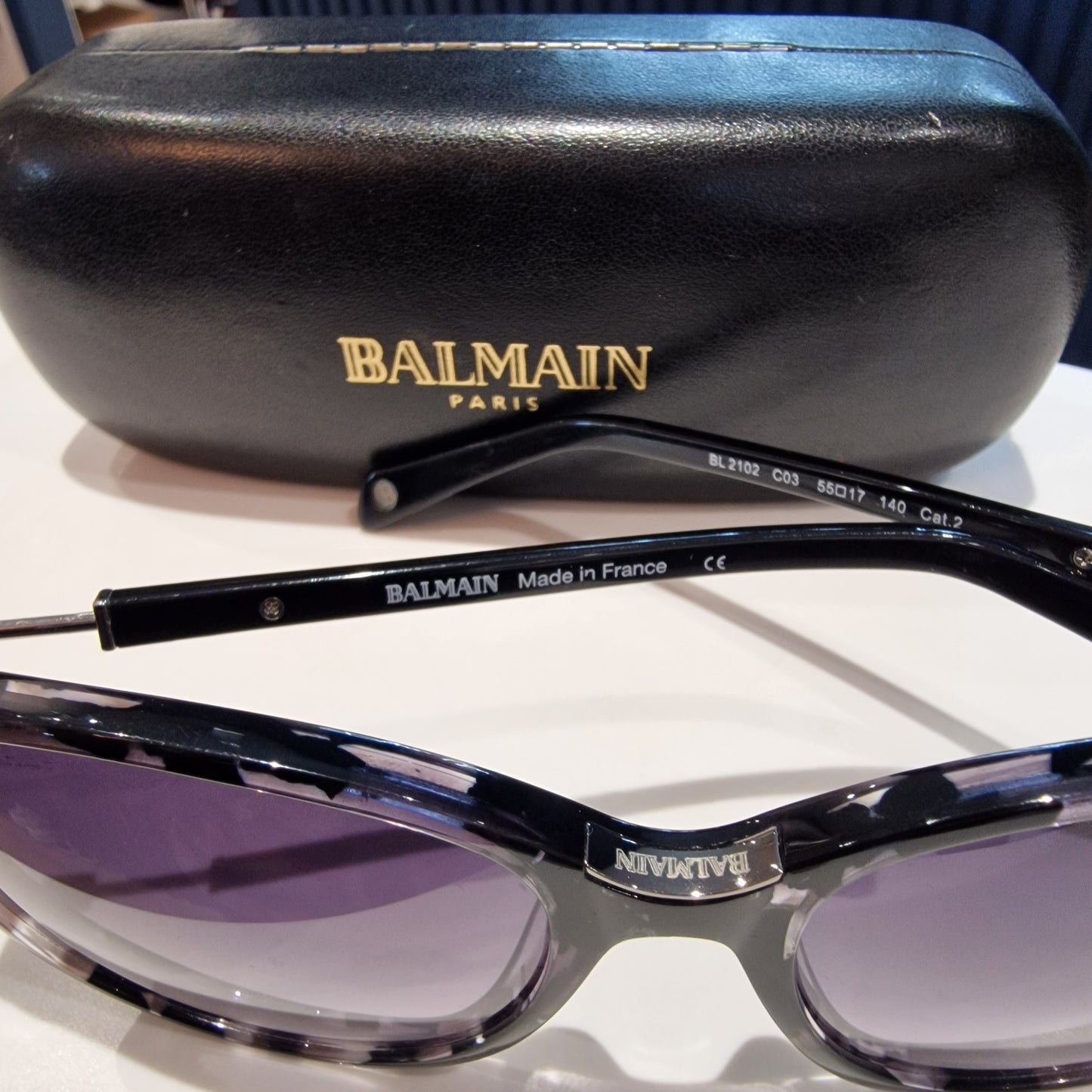 Balmain grey and lilac sunglasses