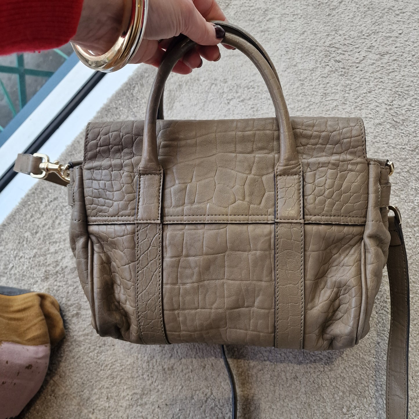 Mulberry Bayswater Mini, Putty