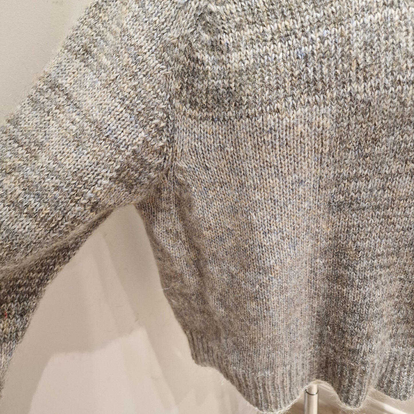 Isabel Marant Grey Marl Mohair Blend Sweater