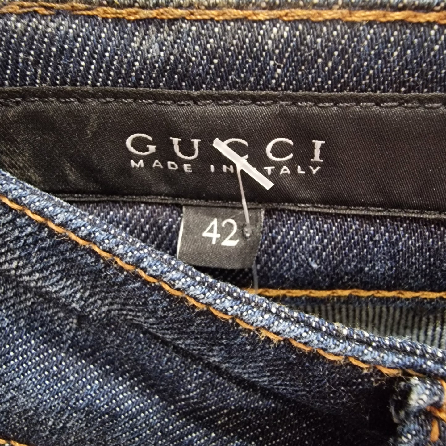 Gucci Dark Blue Denims, Size8-10/It 42