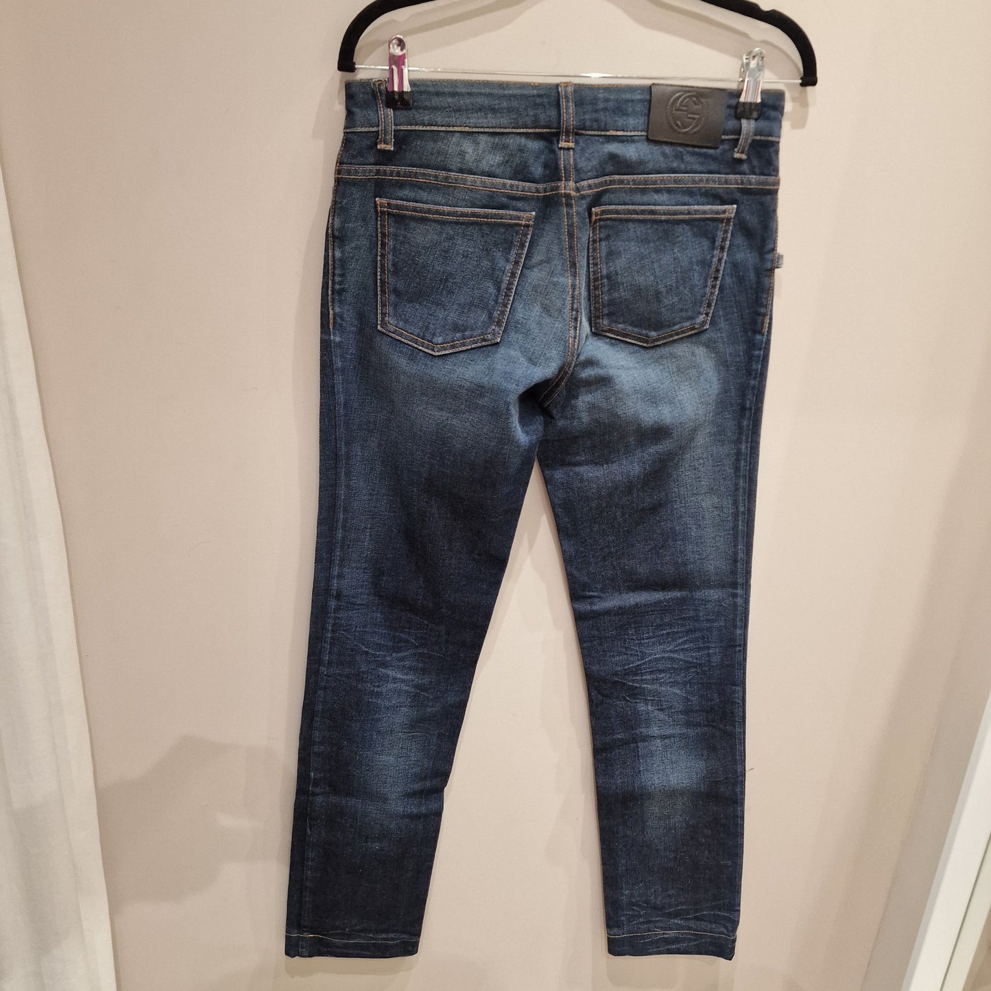 Gucci Dark Blue Denims, Size8-10/It 42