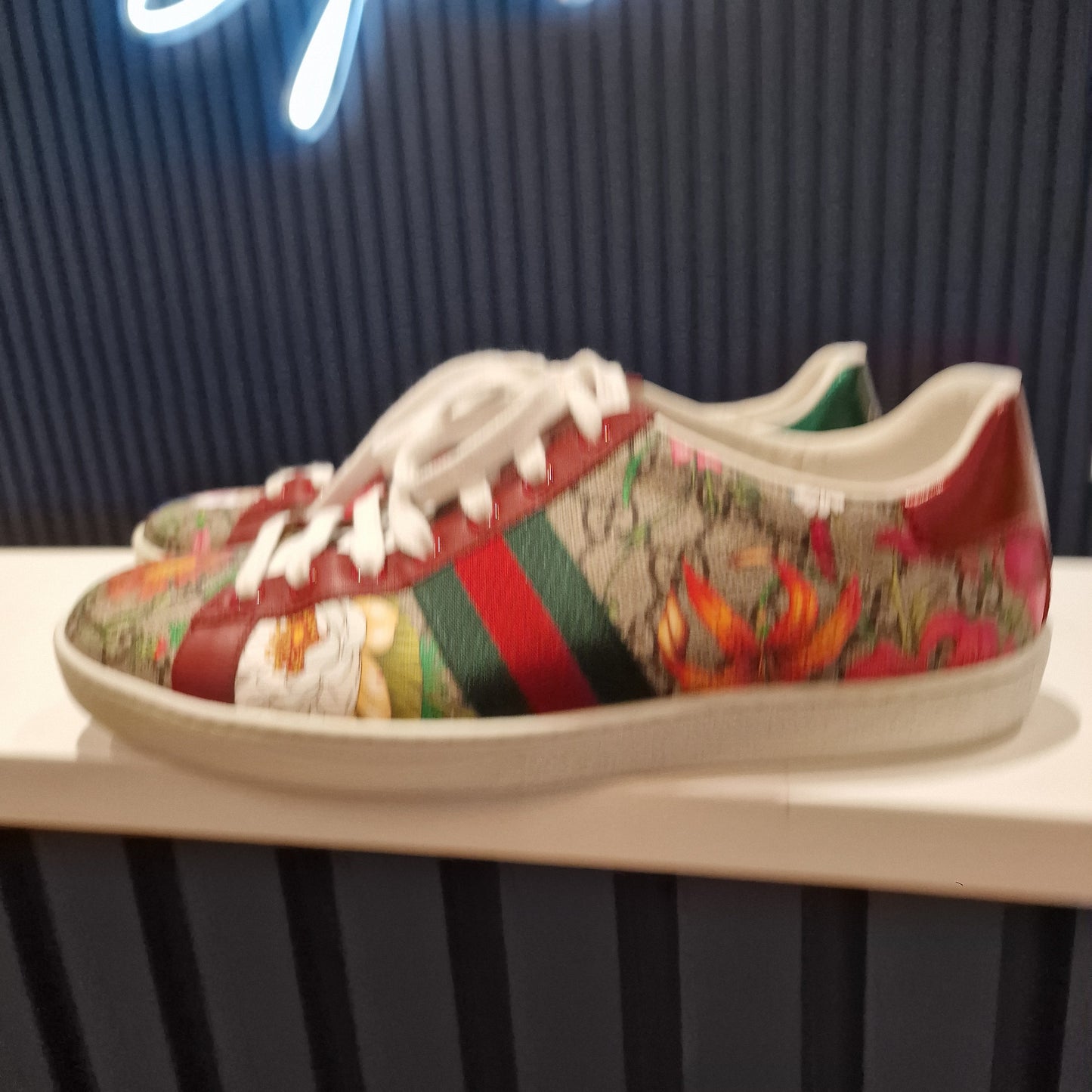 Gucci Floral Trainers, Size 40/UK 7
