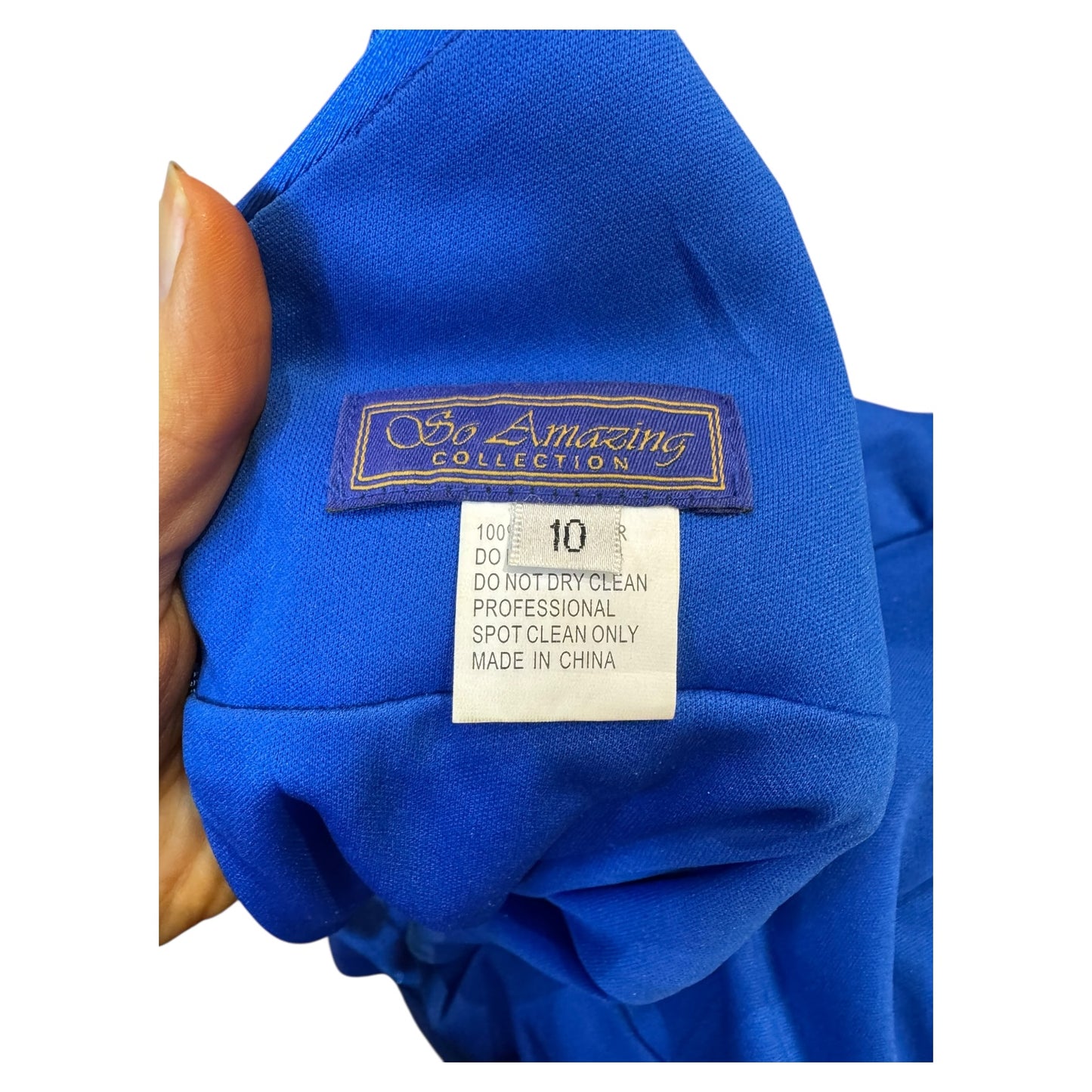 So Amazing Blue Formal Dress - 10