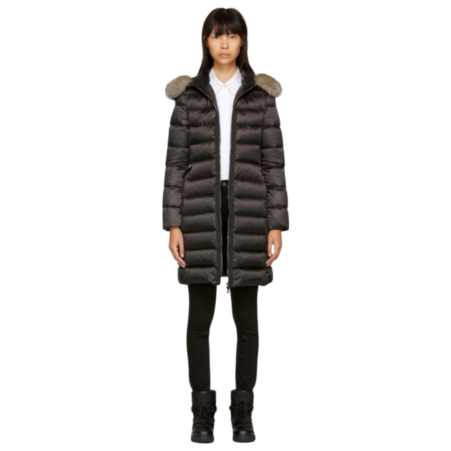 Moncler Black Tinuviel Down Puffer Coat - 8