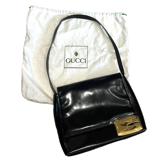 Gucci Black Patent Bag