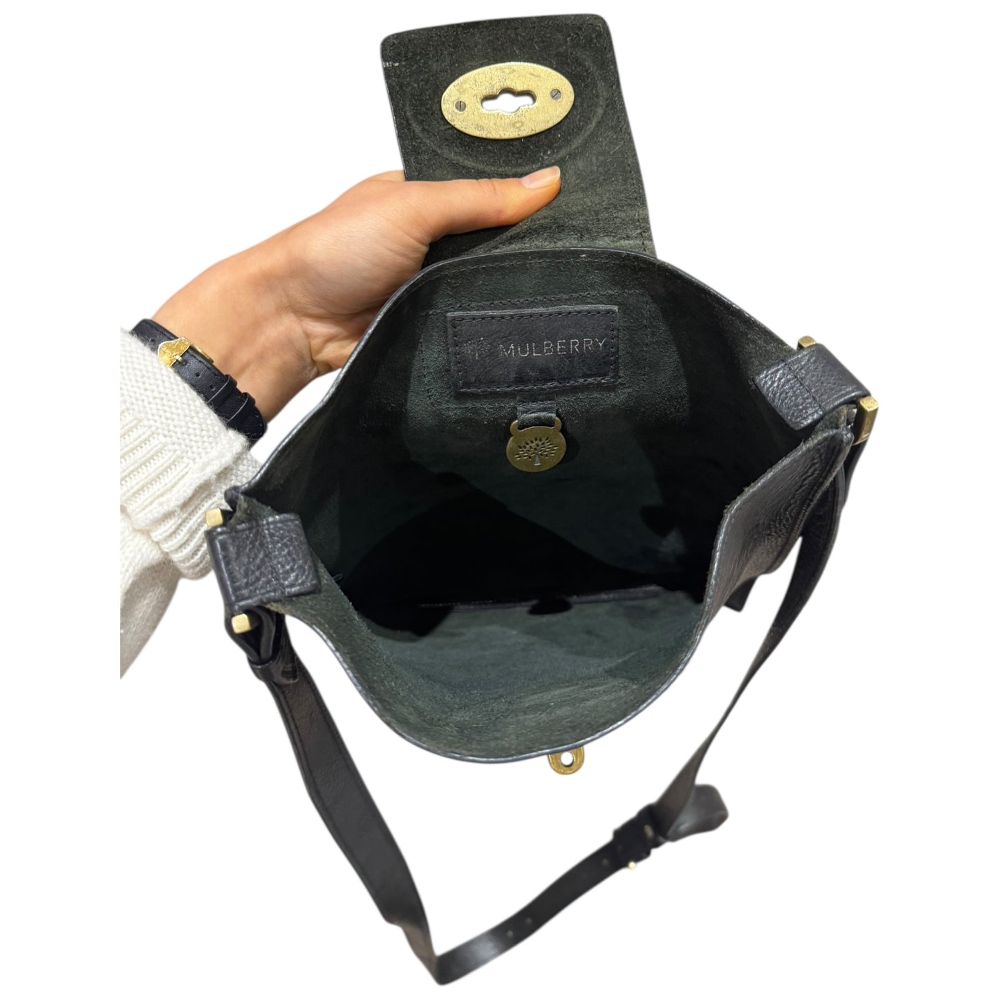 Mulberry Black Joel Crossbody Unisex Bag