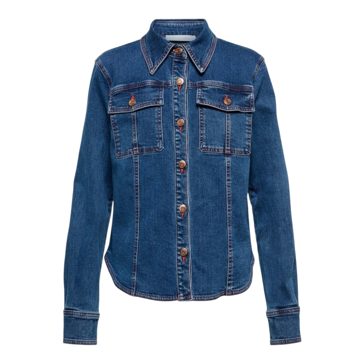 See By Chloe Dark Denim Jacket - 12 - NEW