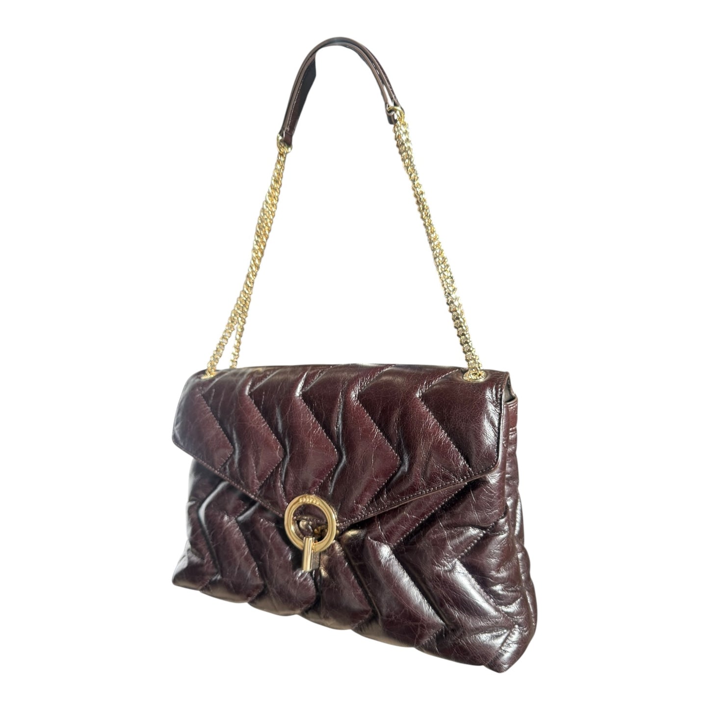 Sandro Yza Bag in Chocolate Brown
