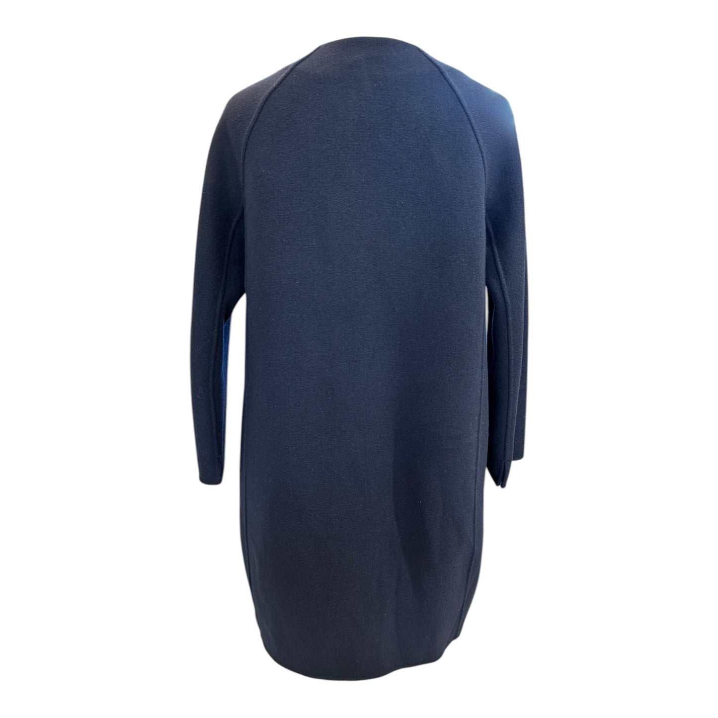 Max Mara Navy Virgin Wool Coat - 8/10