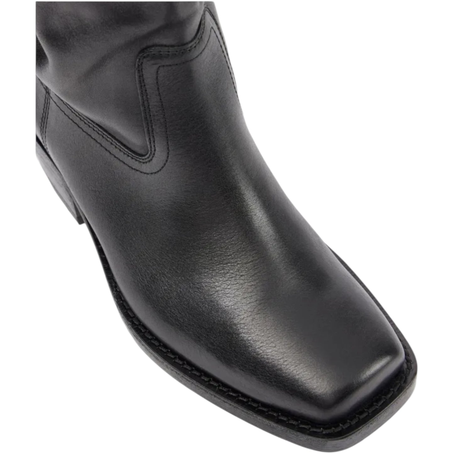Isabel Marant Ademe Black Leather Cowboy Boots - 39 / 6 - NEW