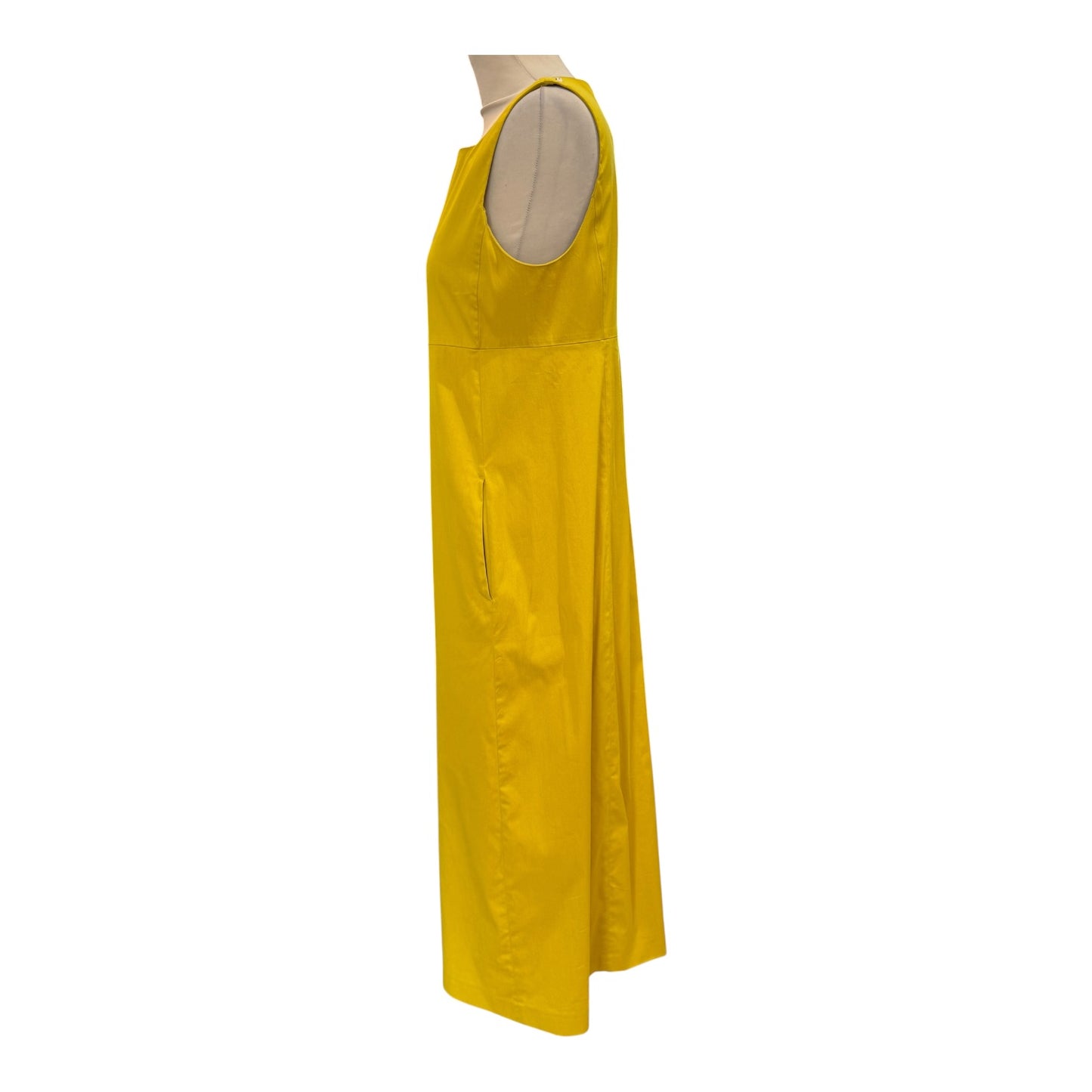S' Max Mara Eleonor Square Neck Cotton Midi Dress - 12