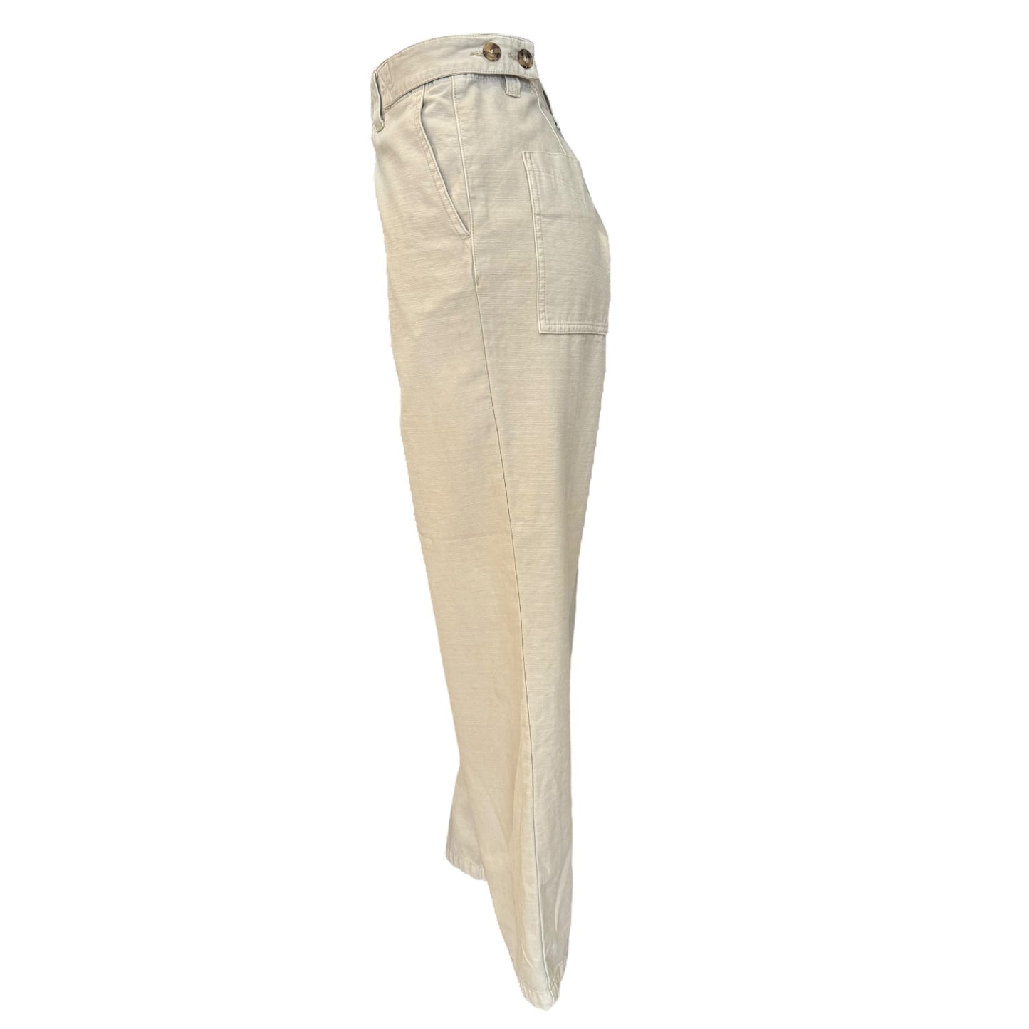 Hush Light Neutral Cotton Trousers - 12 - NEW