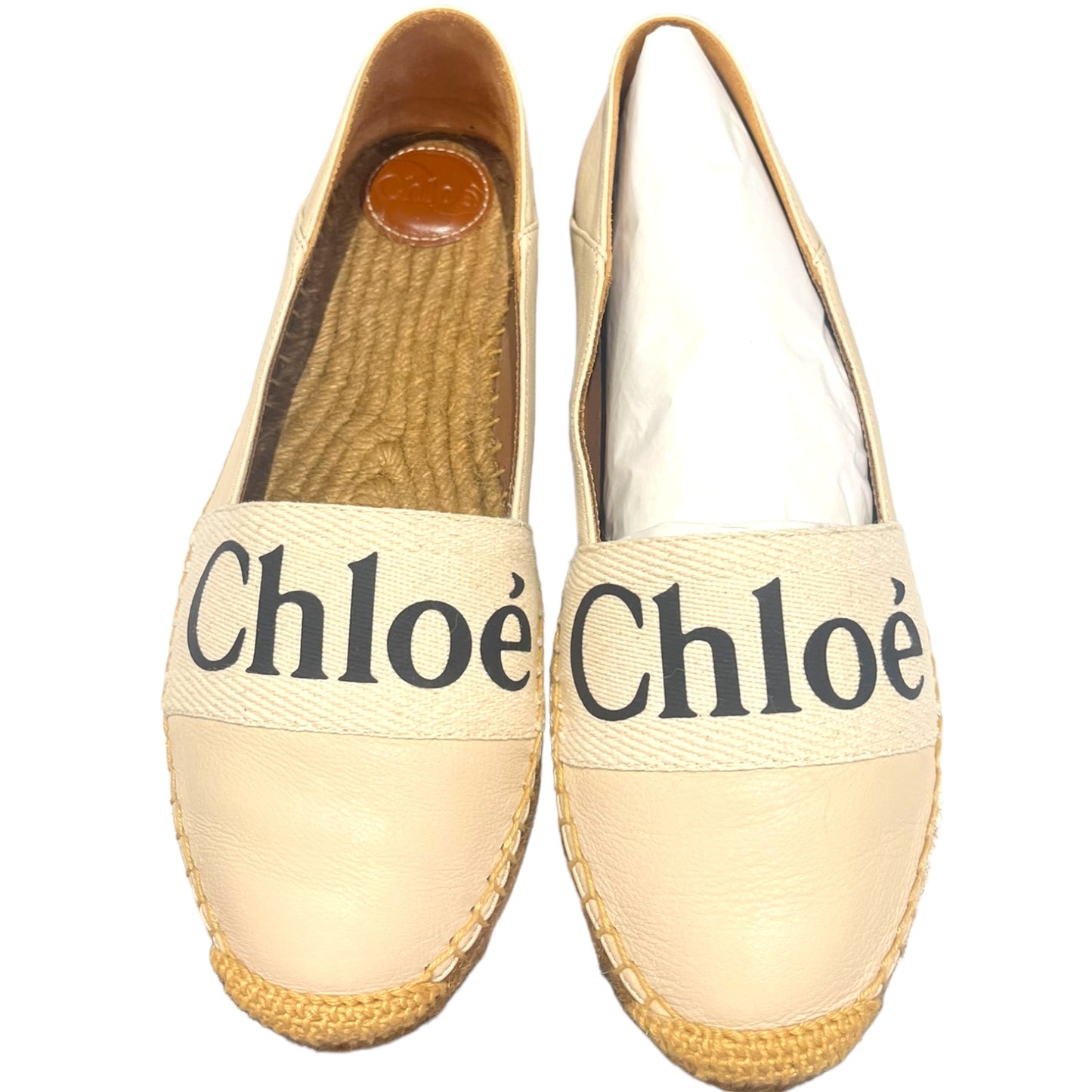 Chloe Nude Espadrilles - 6 - NEW