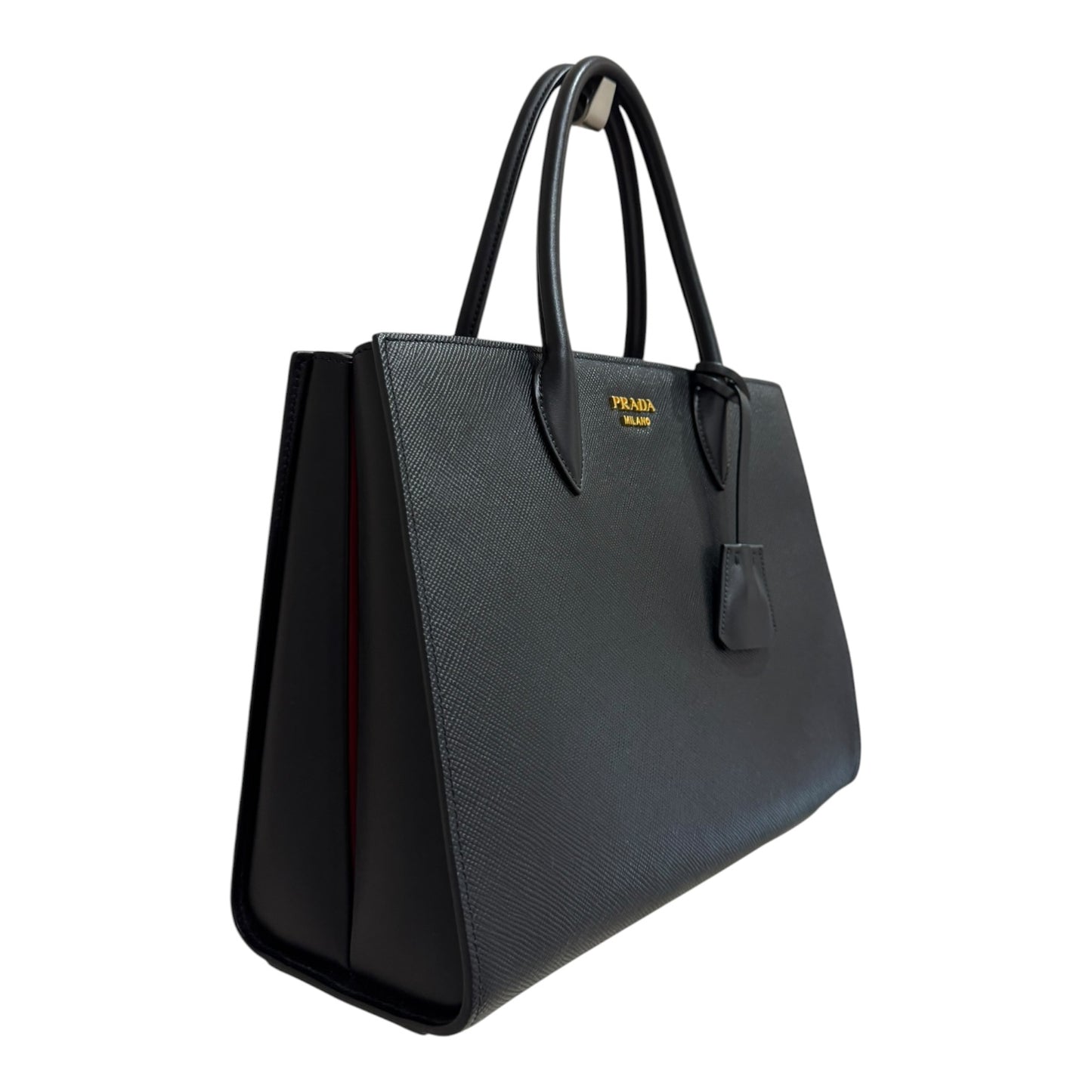 Prada Saffiano Cuir City Bibliotheque Large Tote