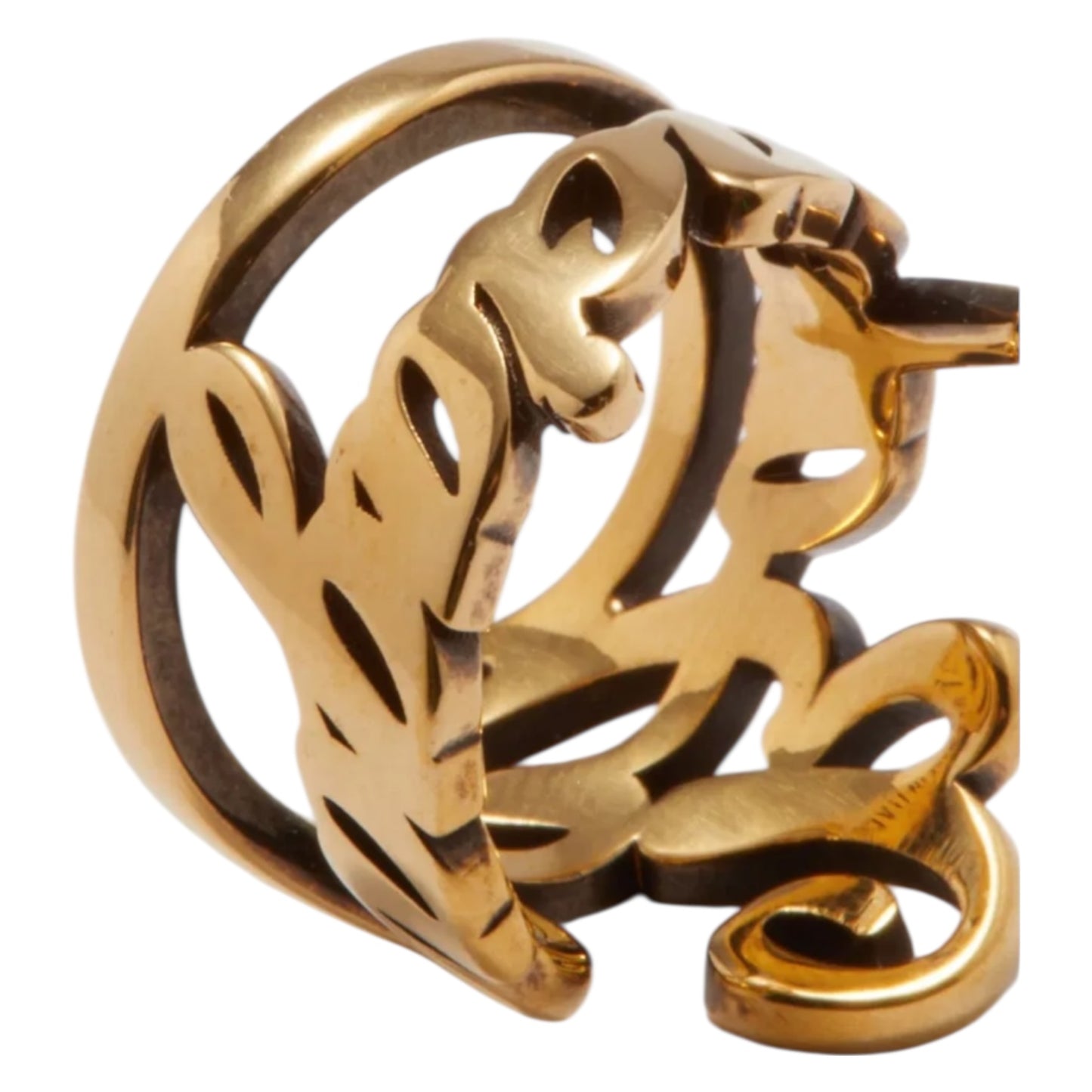 Balenciaga Typo Logo Ring - 62 / T.5