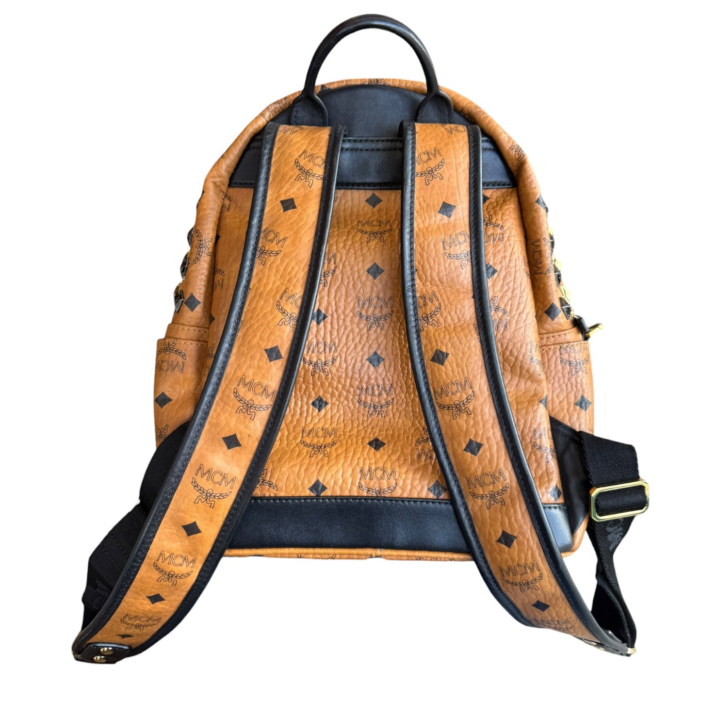 MCM Stark Back Pack in Cognac