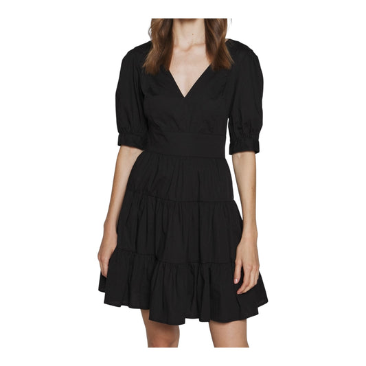 Michael Kors Black Puff Sleeve Mini Dress - 6/8