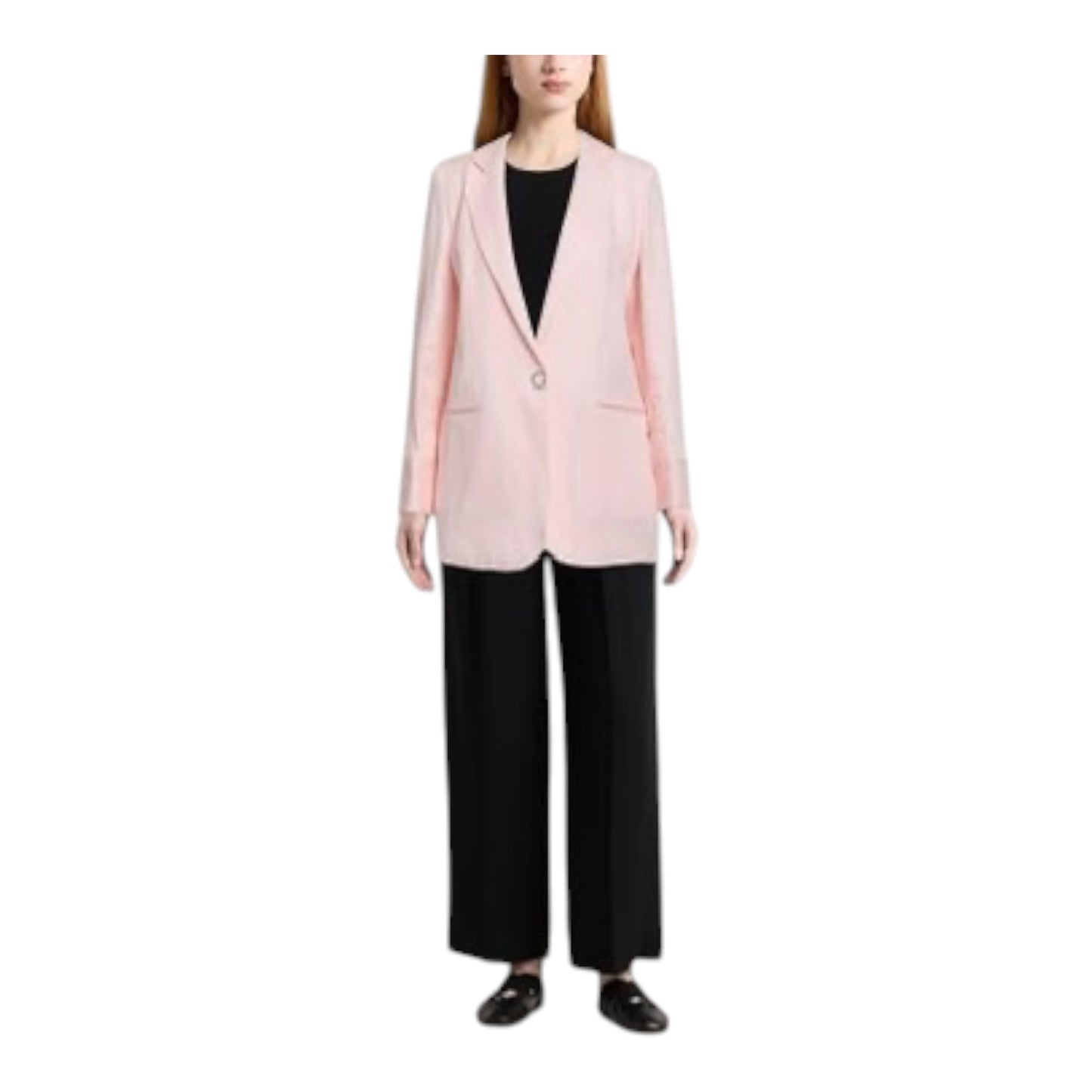 Boss Jizena Pink Linen Blazer - 10/12