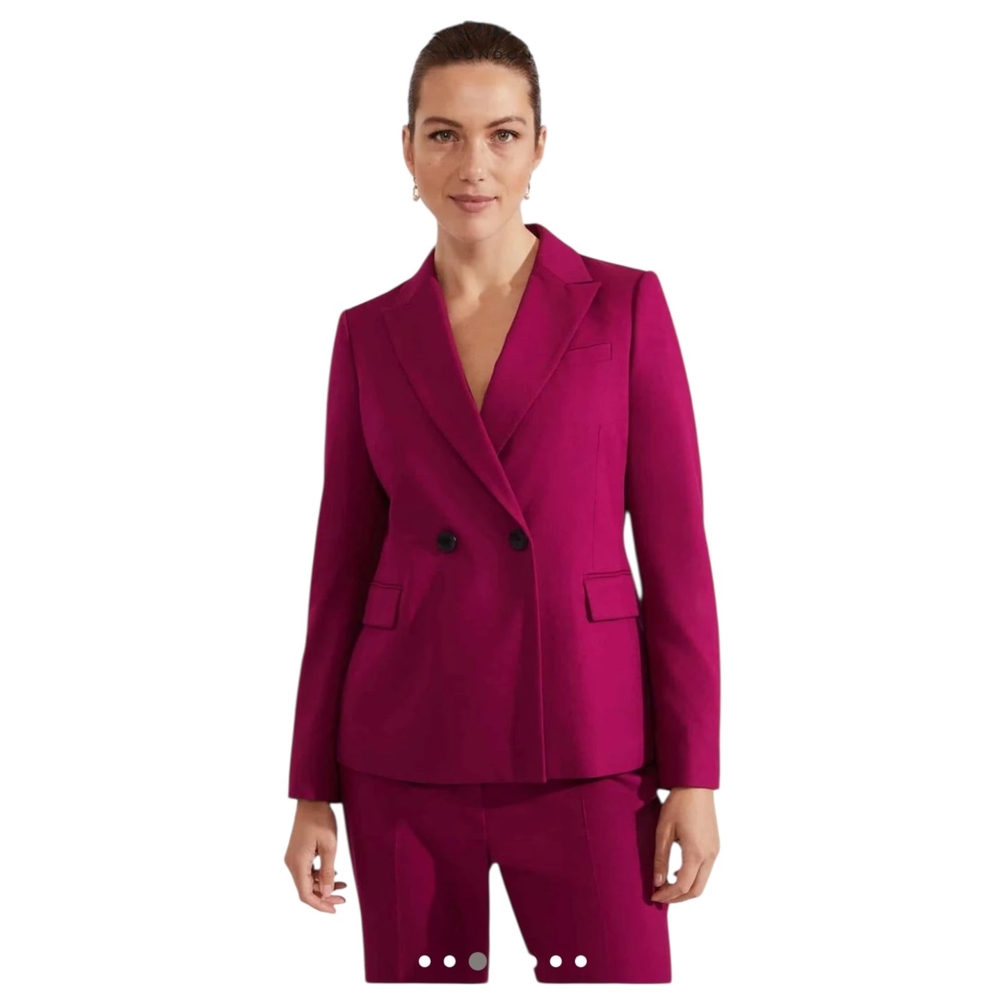 Hobbs Nola Cerise Trouser Suit - 12