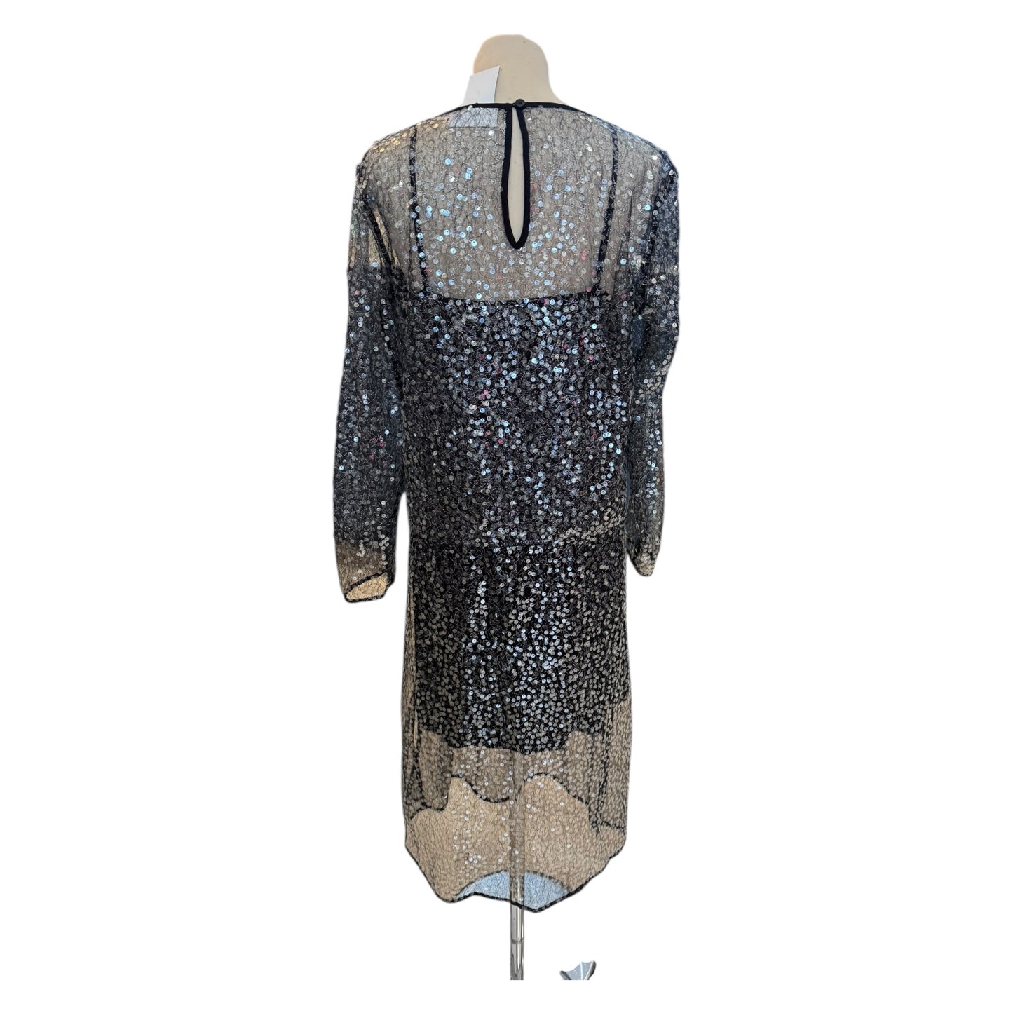 Karen by Simonsen Sequined Dress and Top in Meteorite - 10