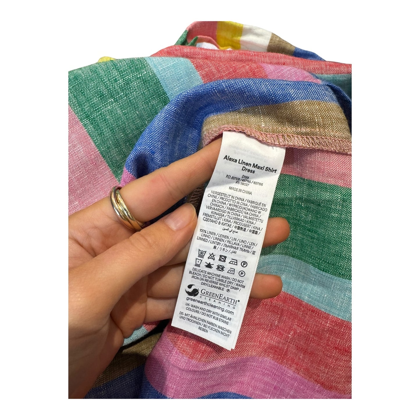Boden Alexa Linen Maxi Shirt Dress - 10P
