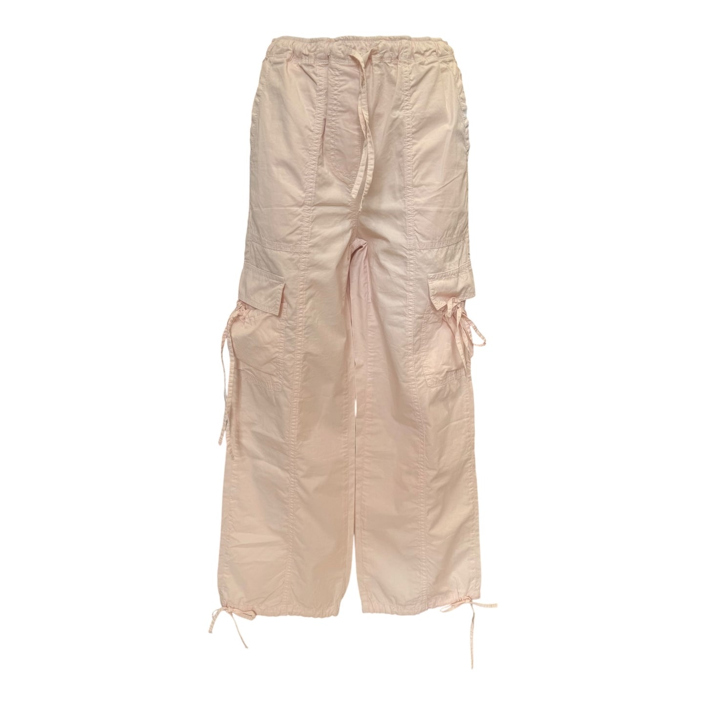 Mint Velvet Pink Parachute Cargo Trousers - 10