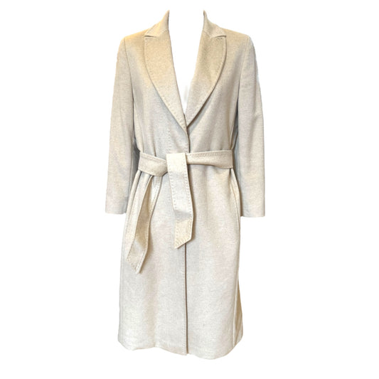Max Mara Studio Beige Cashmere Coat - 10