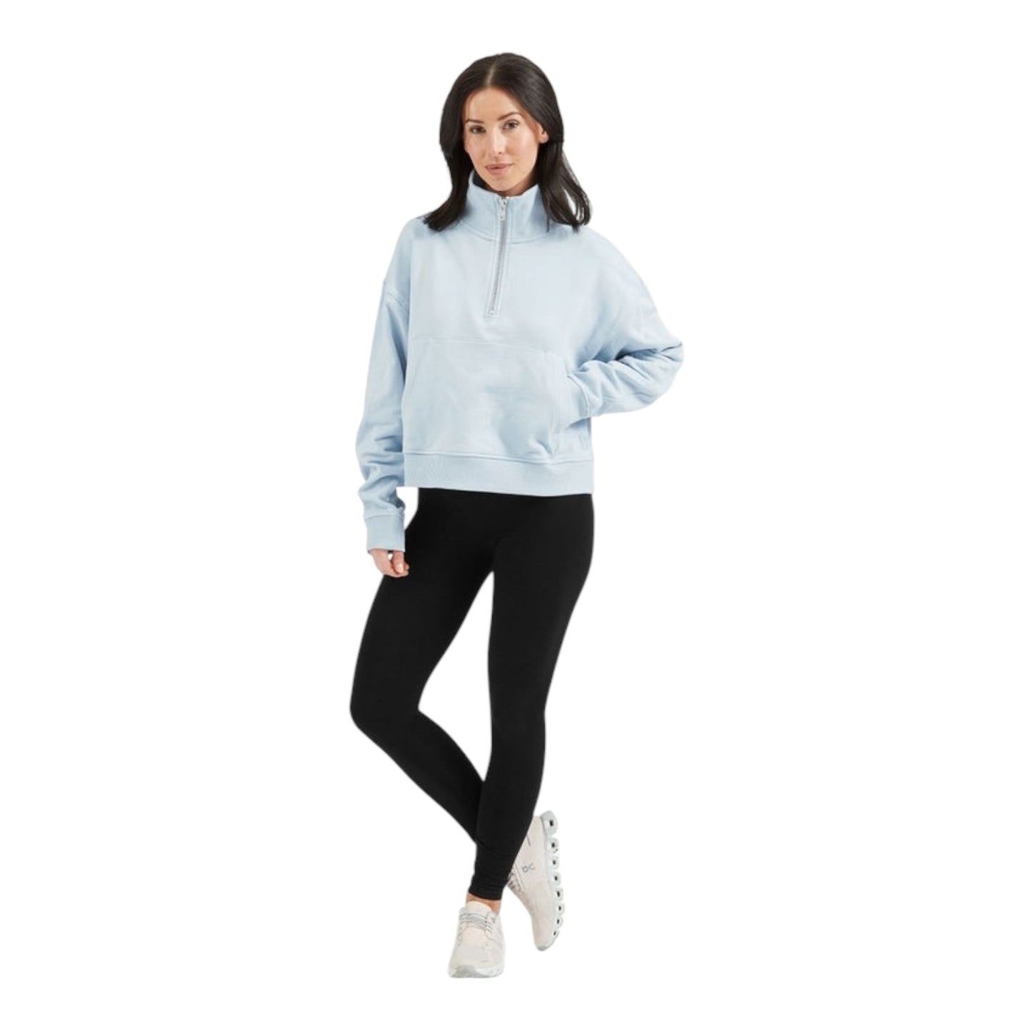 Lilybod Rhianna Blue Quarter Zip Sweater - 10