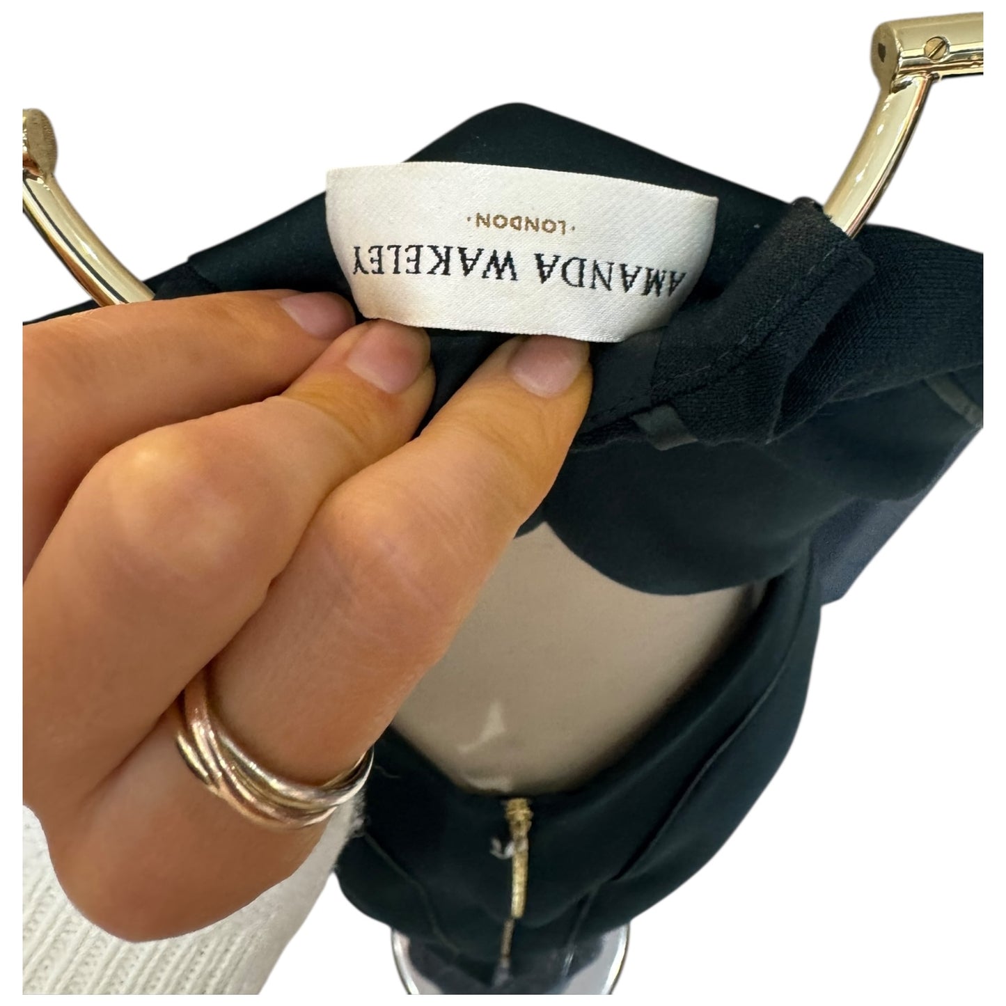 Amanda Wakeley Green Open Back Dress - 10