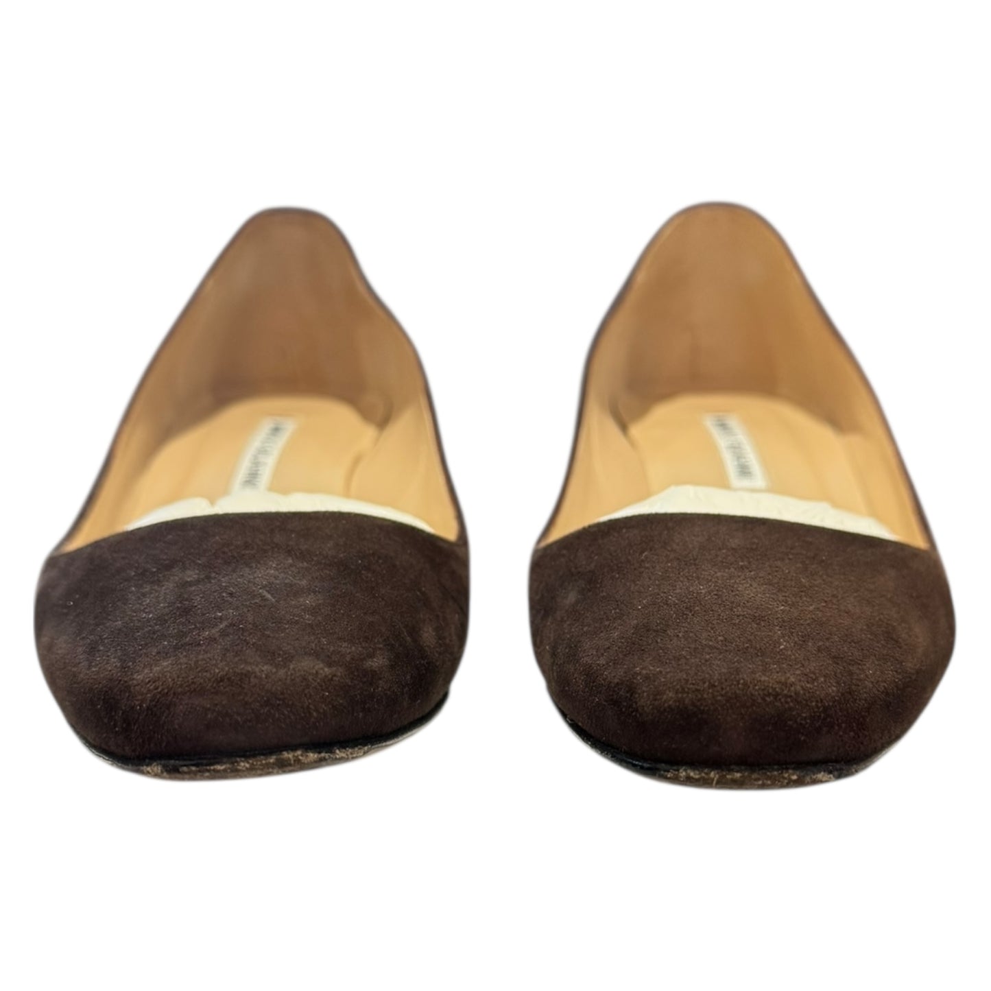 Manolo Blahnik Okkatopla Brown Suede Court Shoes - 38.5 / 5.5