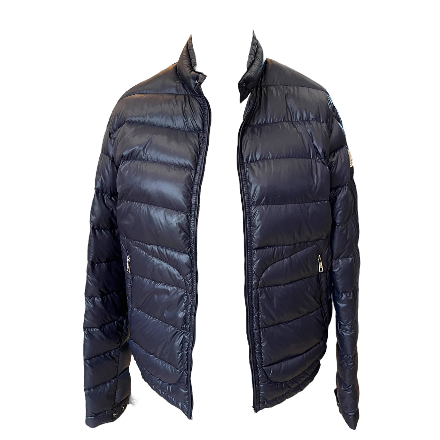 Moncler Navy Puffer Jacket, Size 12