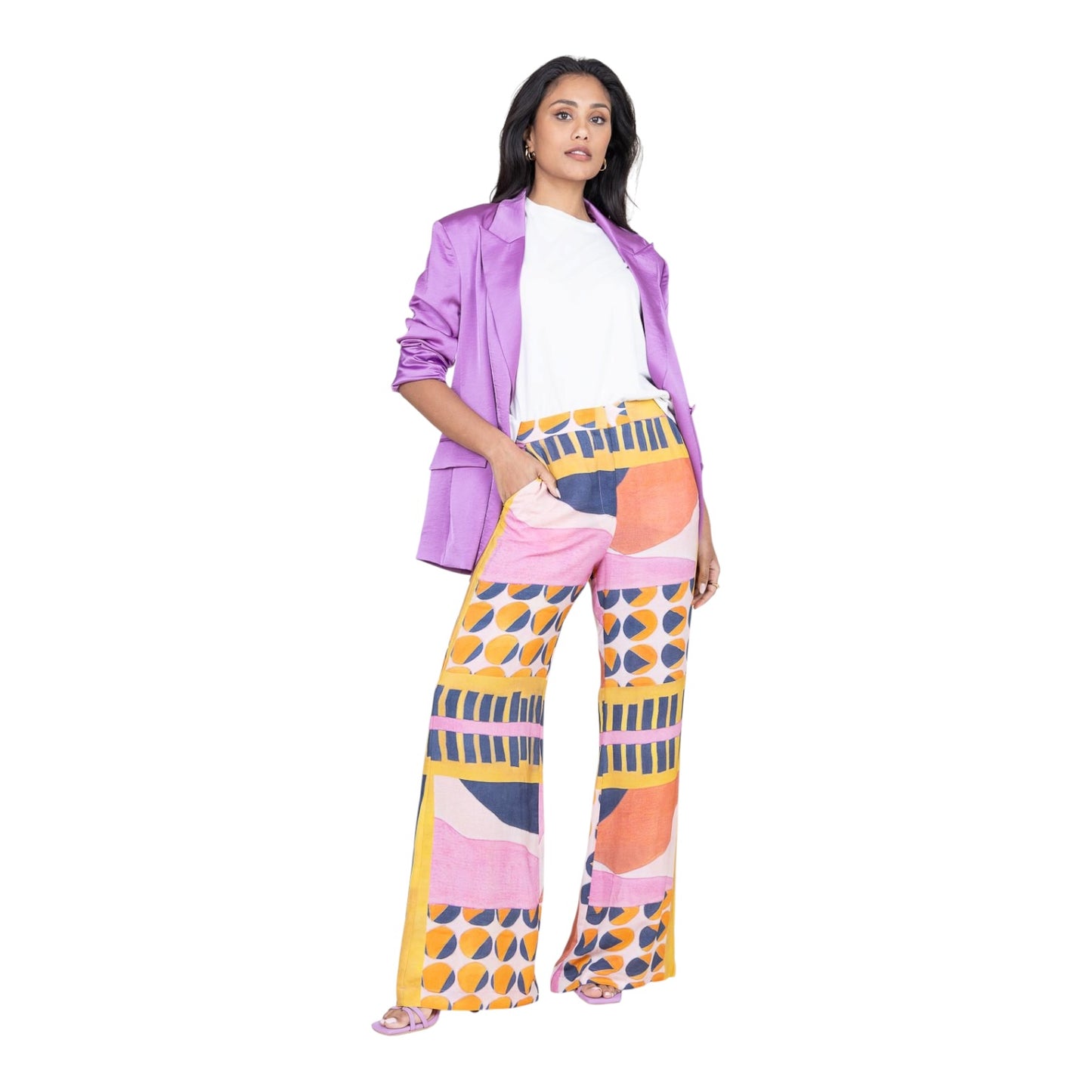 Ba&sh Mallory Wide Leg Trousers - 10/12