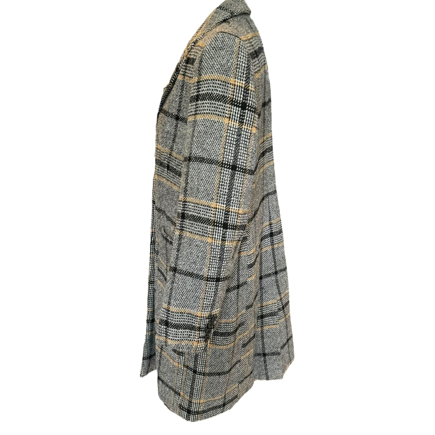 Great Plains Grey Check Coat - 12