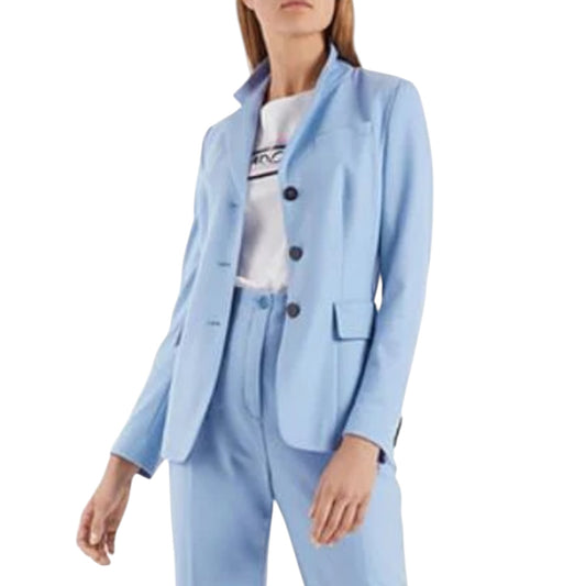 Marc Cain Light Blue Wool Blazer - 8