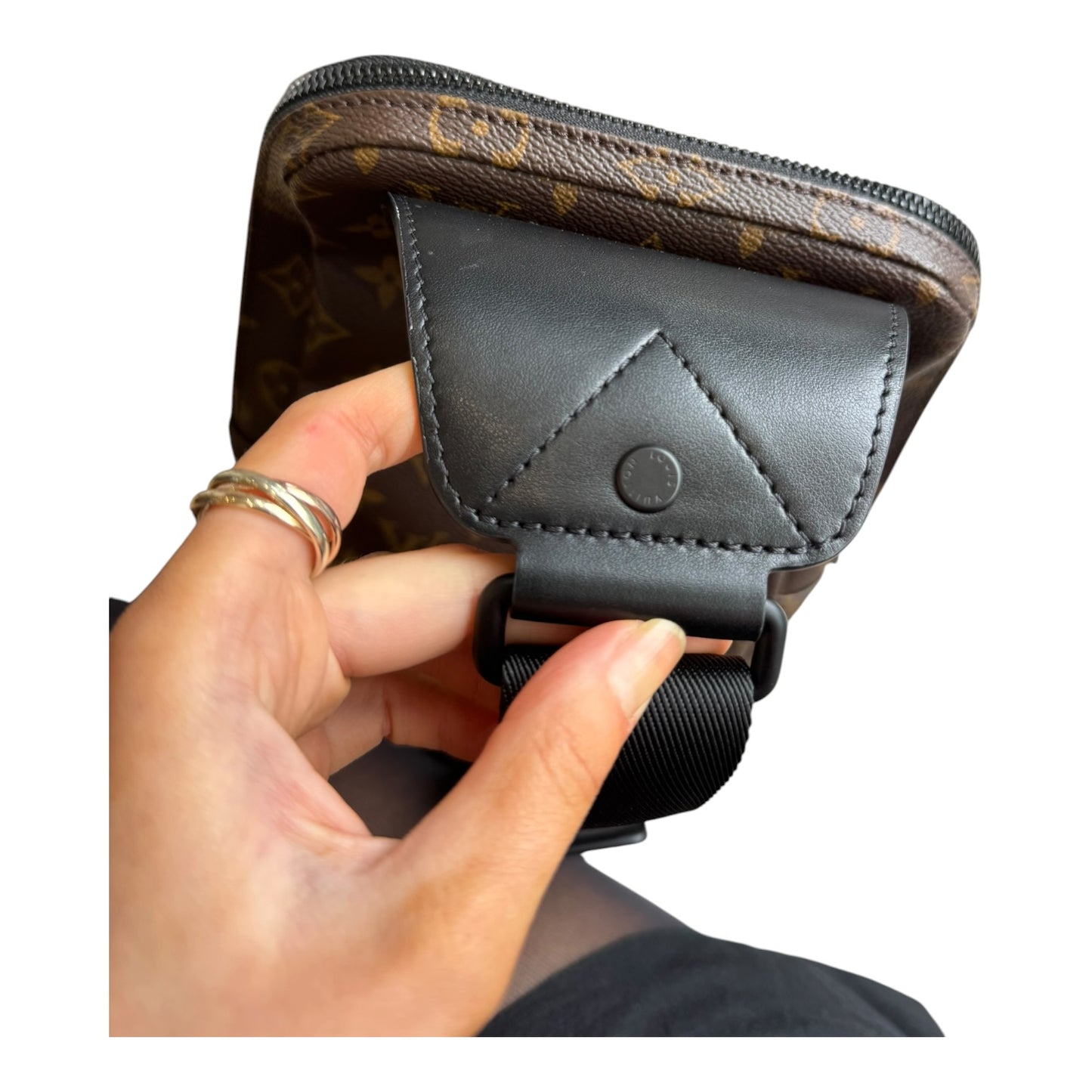 Louis Vuitton Monogram Macassar Avenue Sling Bag
