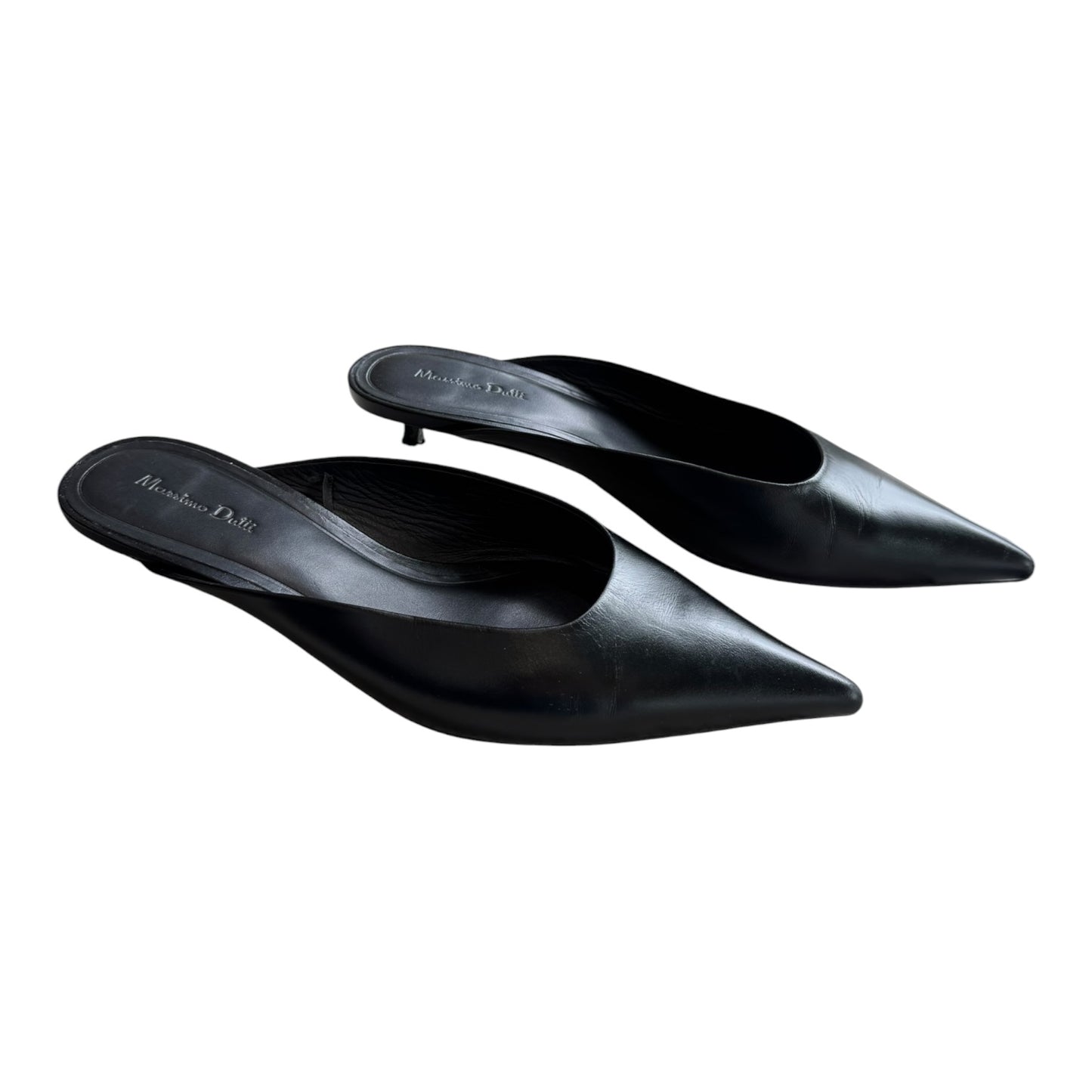 Massimo Dutti Black Kitten Heels - 41/8