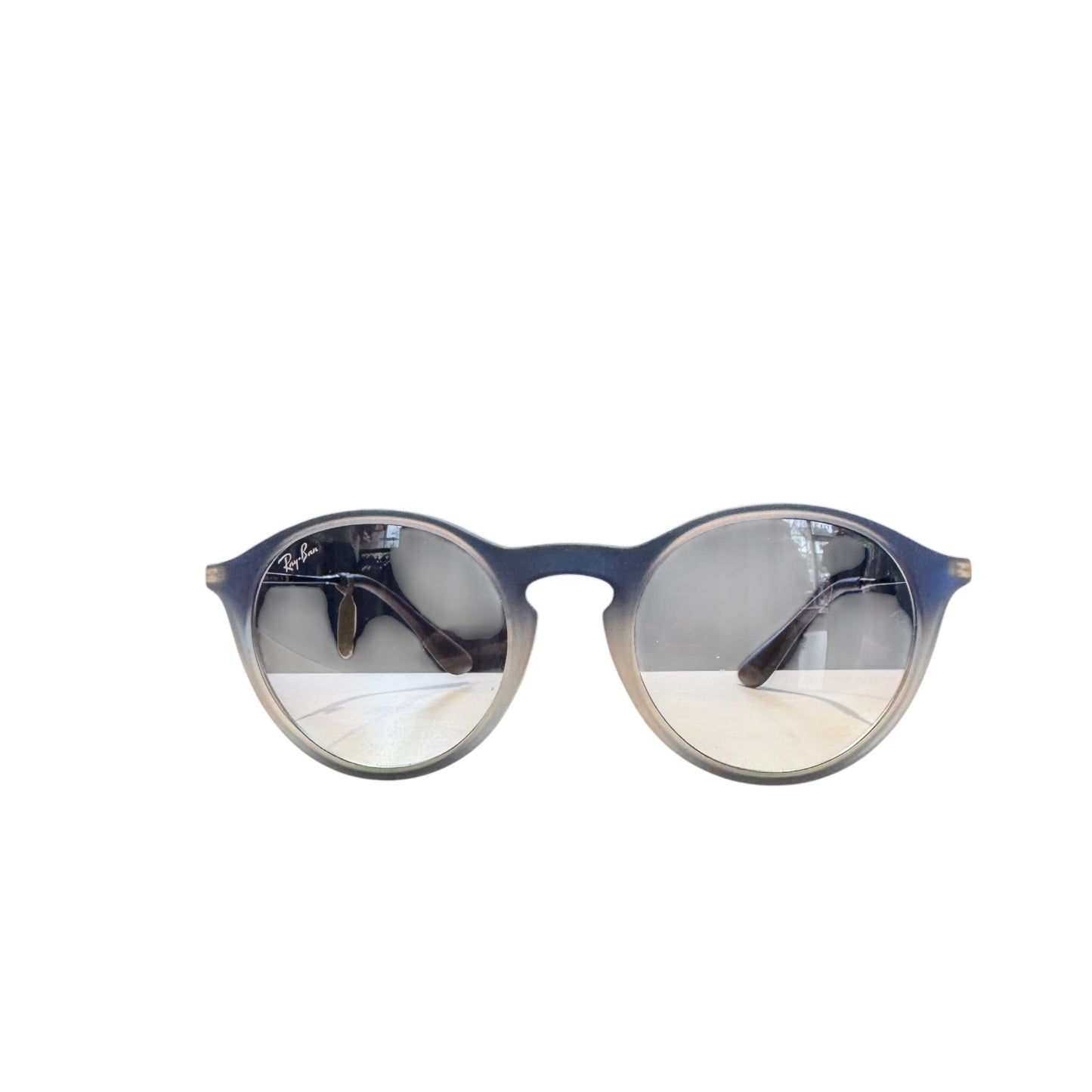 Ray Ban Blue Rounded Sunglasses