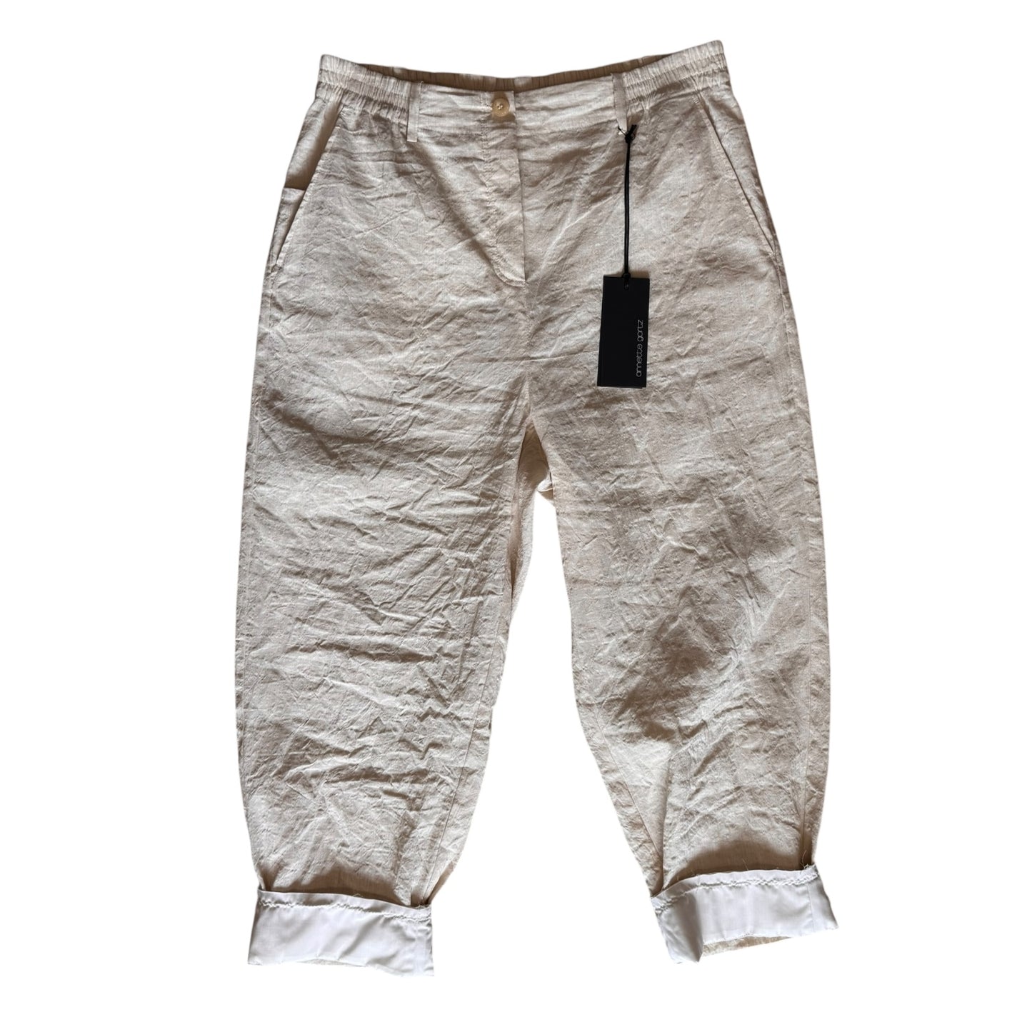 Annette Gortz Cream Trousers - NEW - 16/18