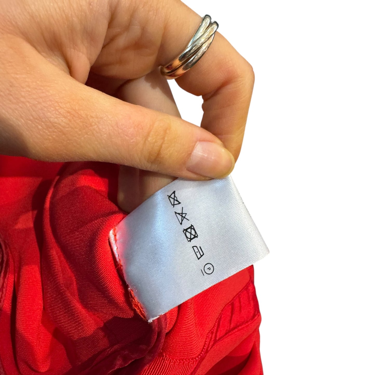 Talbot Runhof Red Wrap Effect Draped Crepe Gown - 16