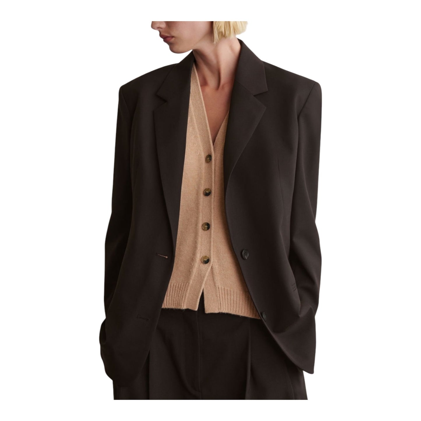 COS Knitted Cashmere Blend Vest - 10/12