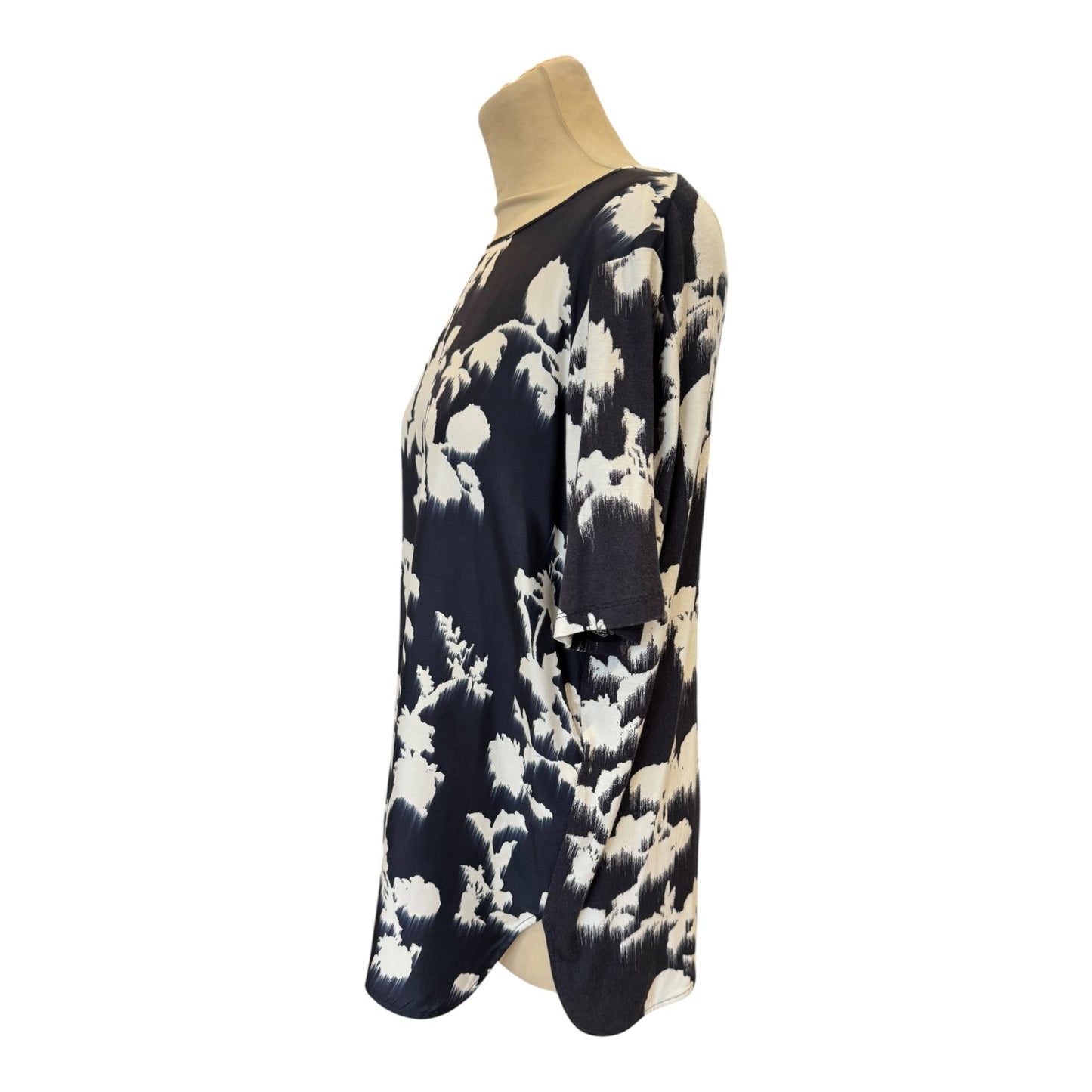 Max Mara Leisure Navy Silk Front Top - 12