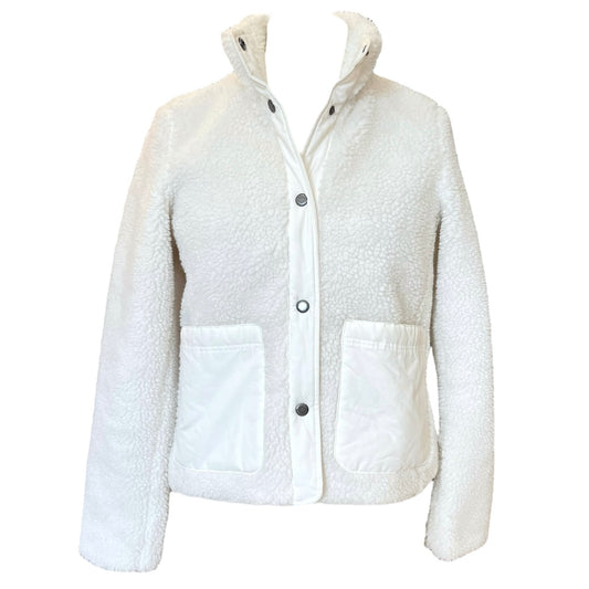 Barbour White Sherpa Jacket - 10