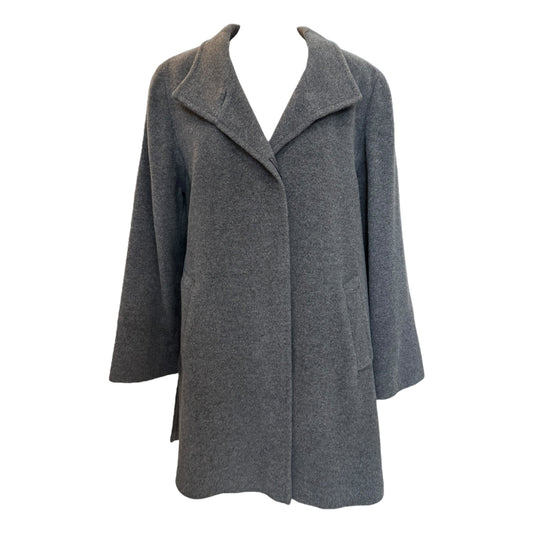 Basler Grey Angora and Wool Coat - 10