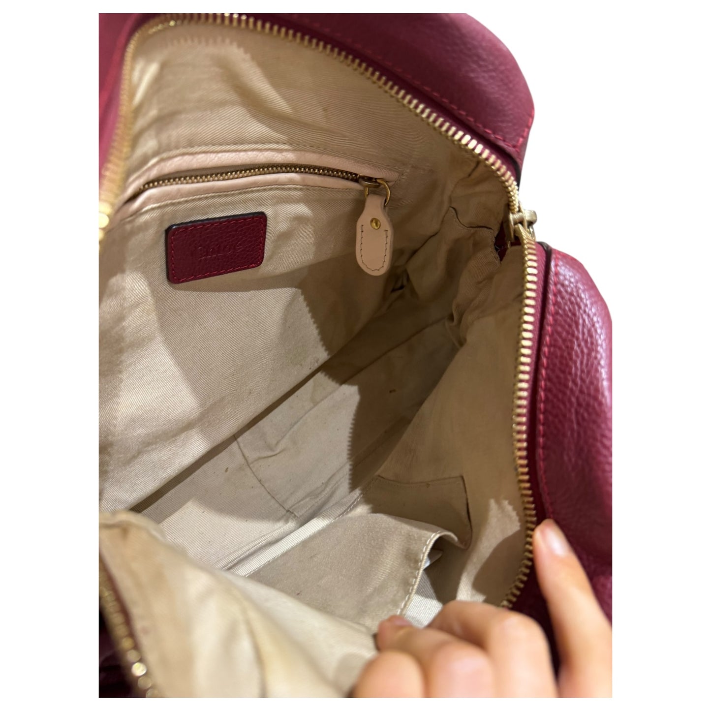 Chloé Paraty 2Way Bag in Brick Red