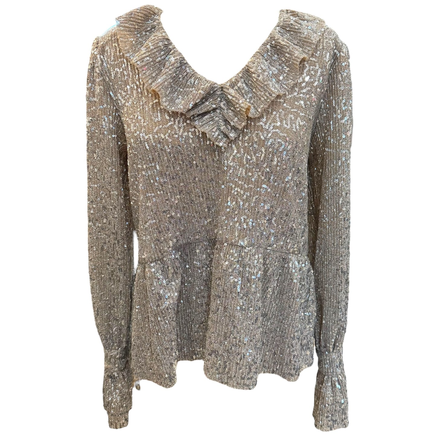 Karen by Simonsen Gold Sequin Top - 10