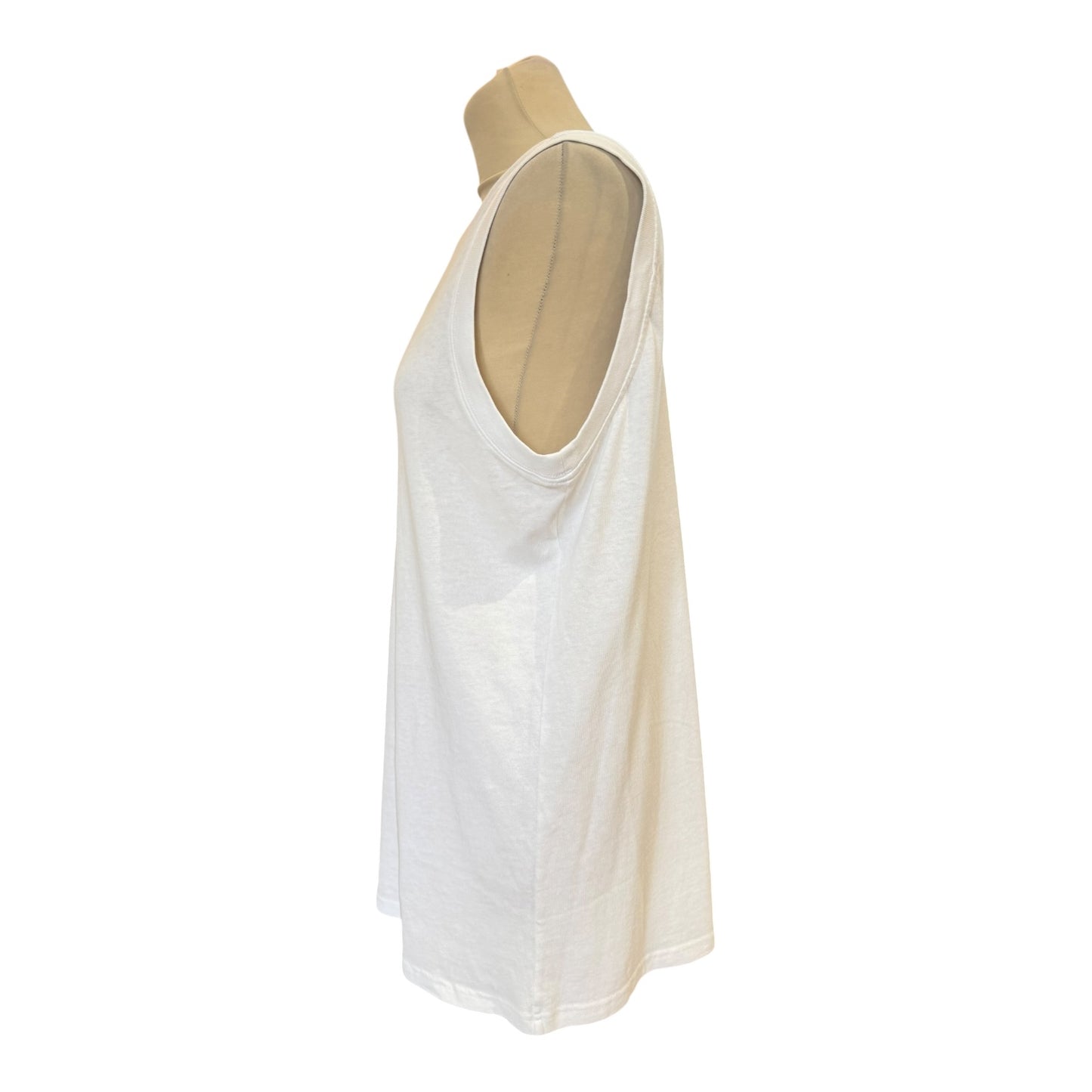 Awake Mode One Shoulder White T Shirt - 14/16