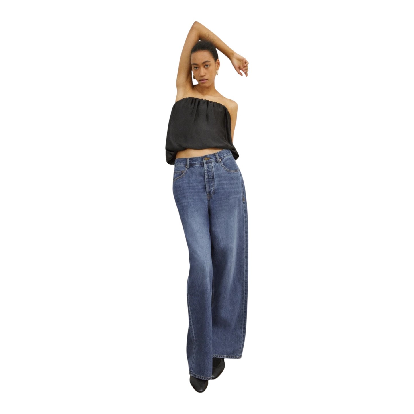 Hush Black Lexia Strapless Top - 8 - NEW