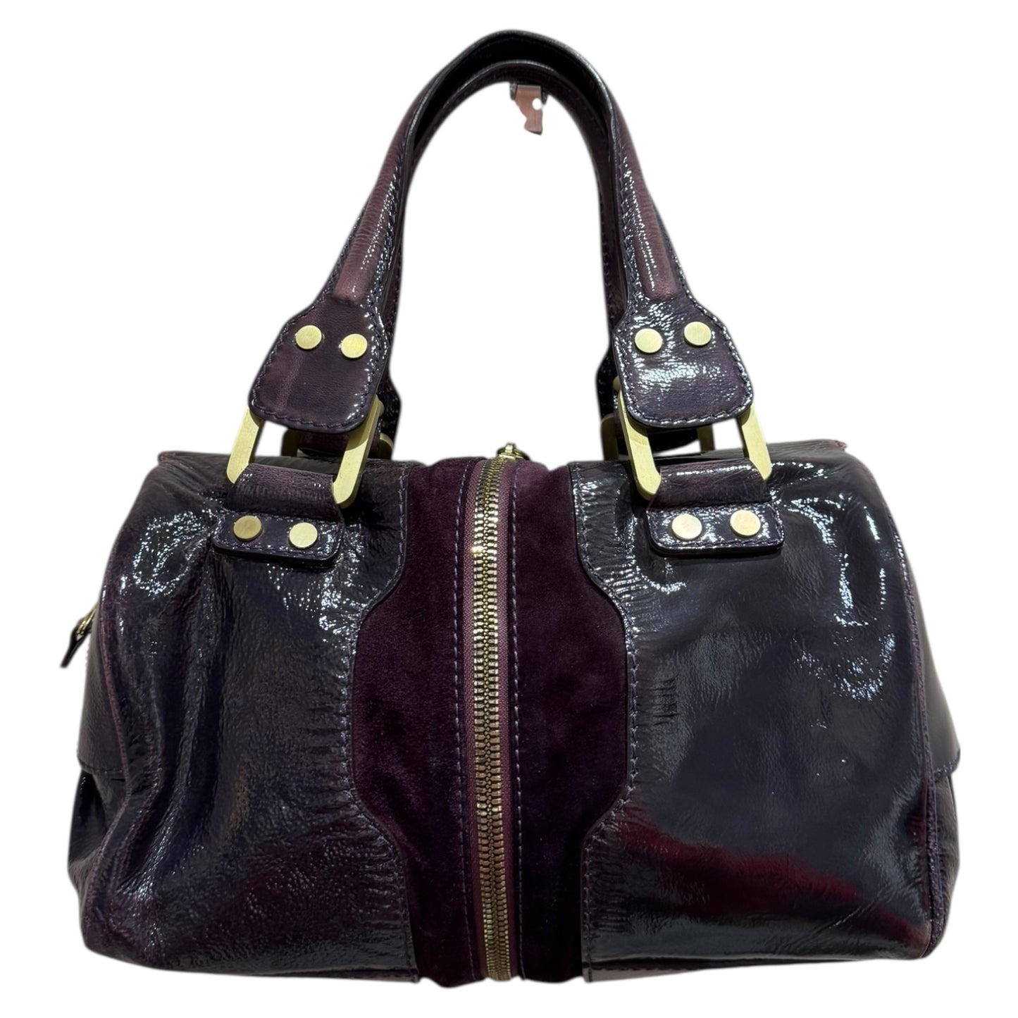 Jimmy Choo Purple Bowling Bag